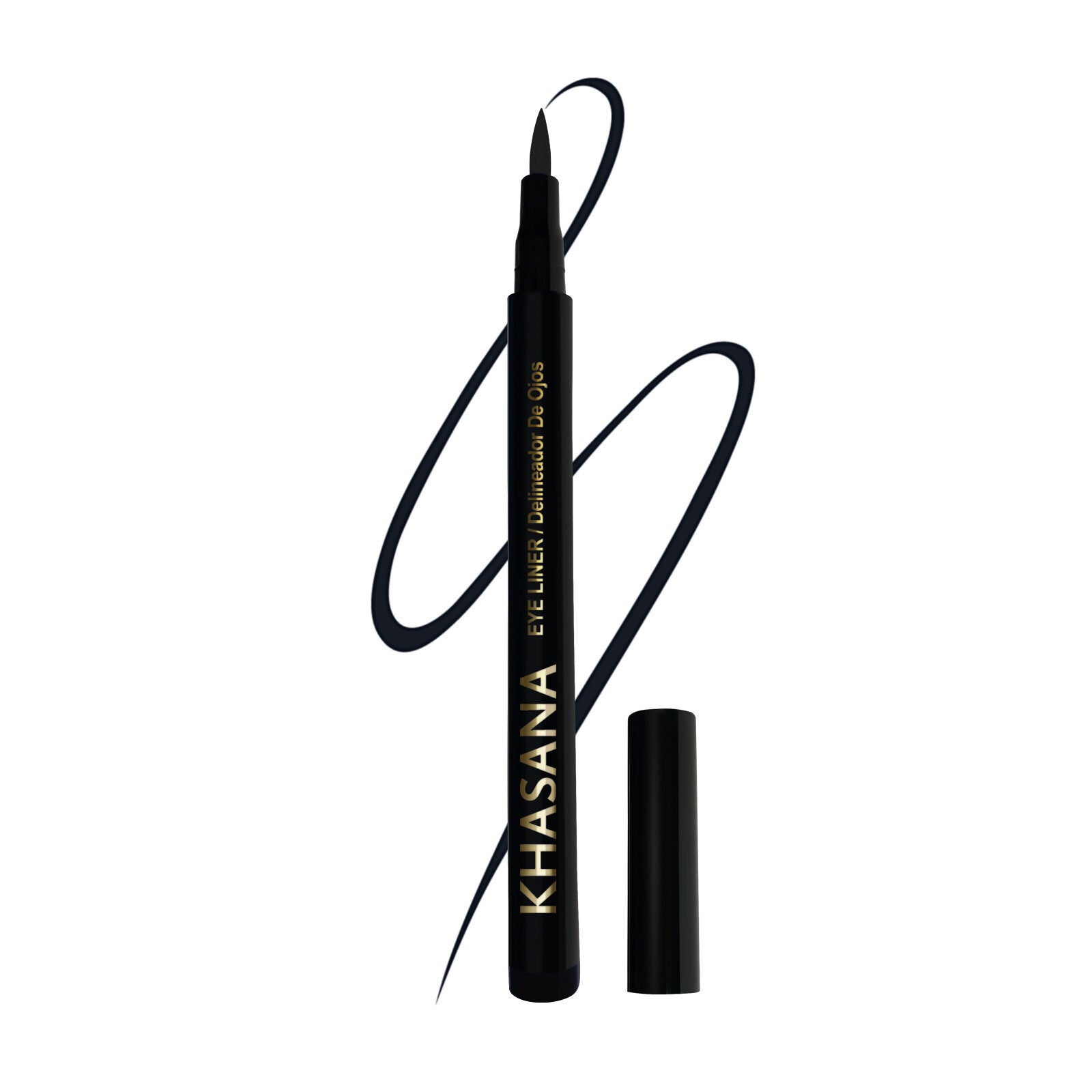 Khasana Advanced Liquid Eyeliner, Waterproof & No Skip Formula, 24 Hrs Longwear